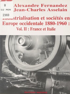 cover image of Industrialisation et sociétés en Europe occidentale, 1880-1960 (2)